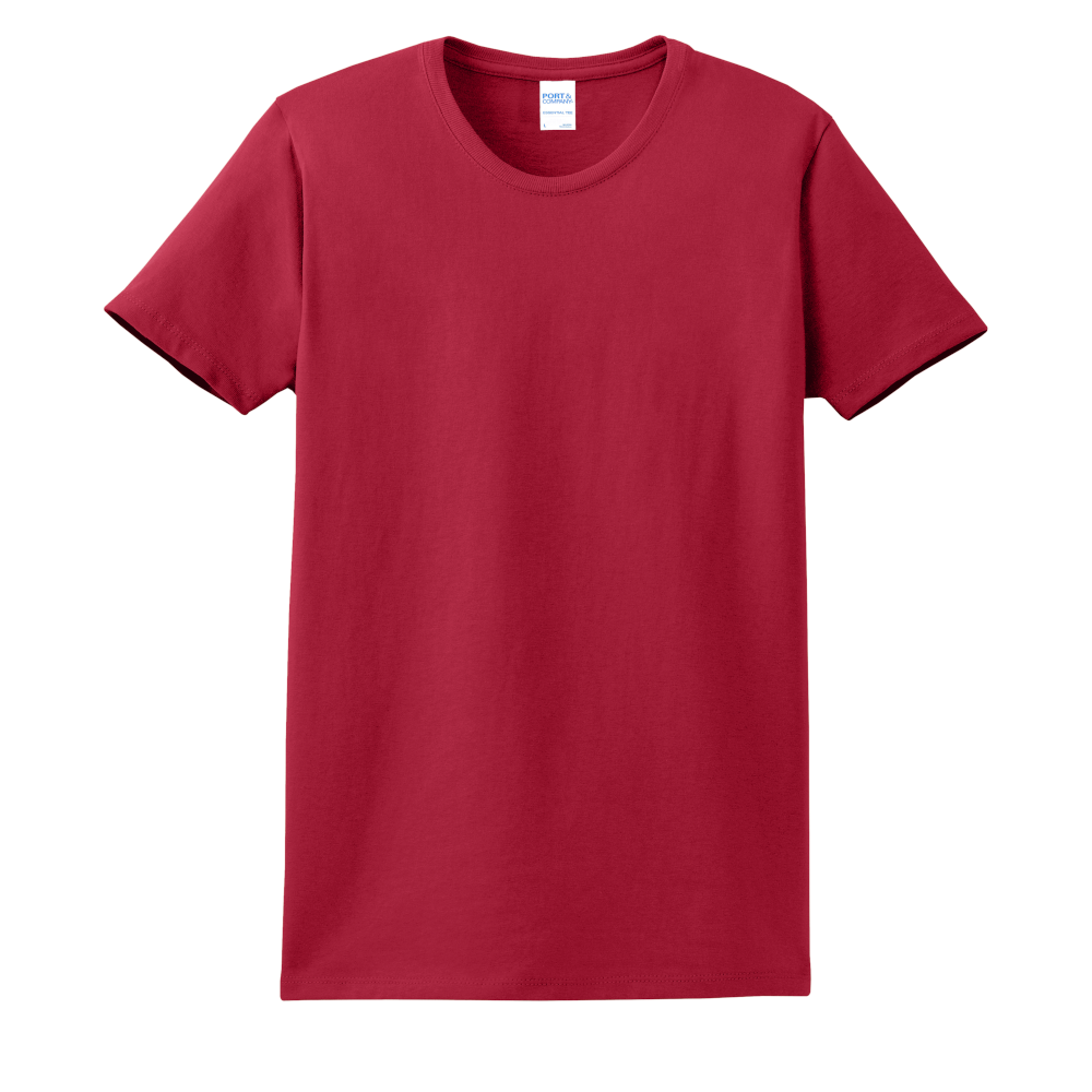 Customizable Womens  Short Essential Cotton Shirt